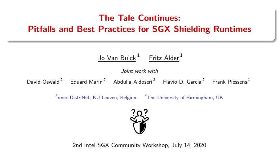 The Tale Continues: Pitfalls and Best Practices for SGX Shielding Runtimes